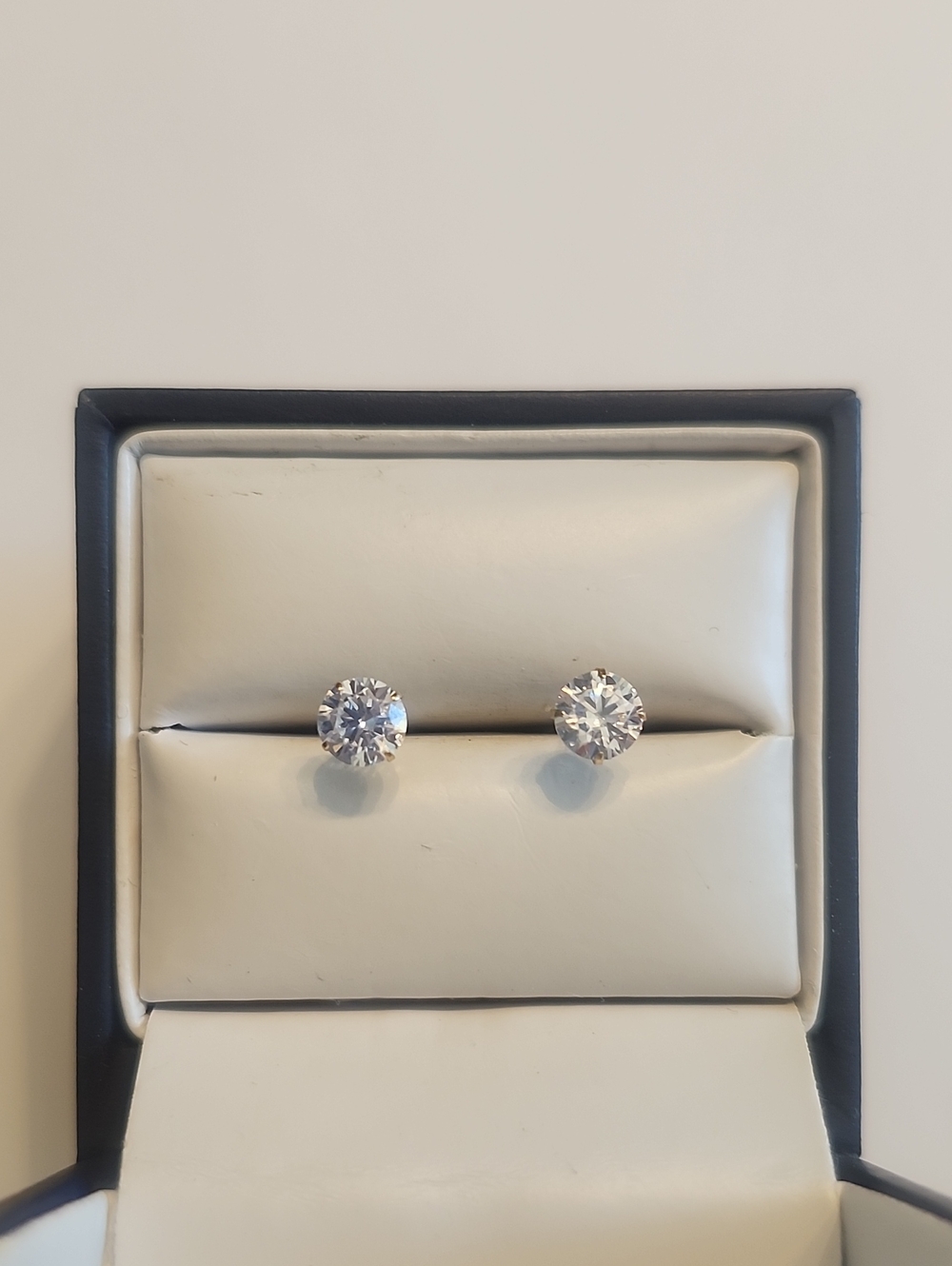10K Solid Yellow Gold Stud Earrings